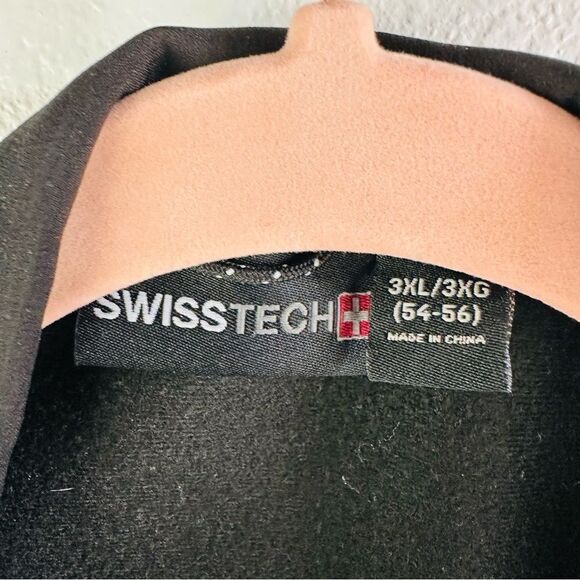 Swisstech‎ Black Seam Sealed Fleece Lined Jacket Size Men’s 3X - Picture 3 of 4